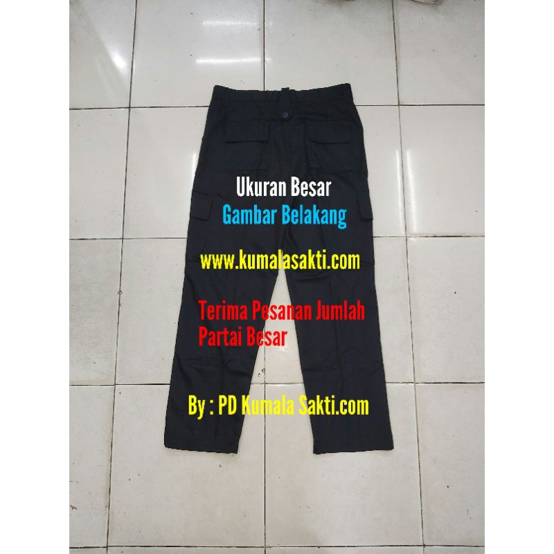 Celana PDL PDH Biru Kotak Satoam Security-Seragam PDH PDL Satoam Security-Romli Satpam-Kaos Satpam