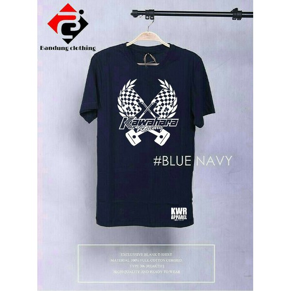 Baju kaos tshirt distro kawahara racing kwr apparel simple keren