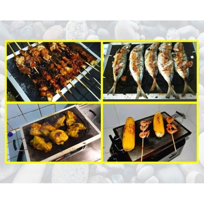 BAROKAH GAMIS HEALTHY grill bbq alat pemanggang portable tanpa arang reuni pesta