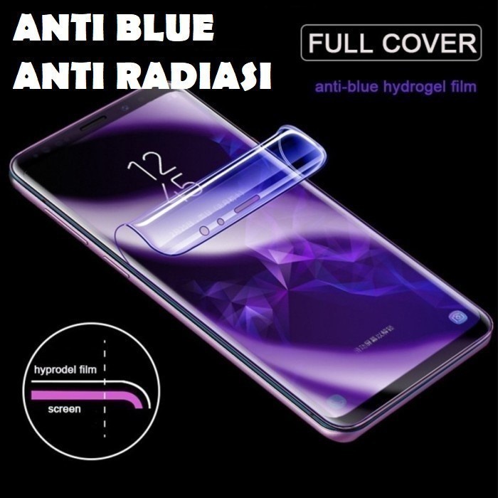 IPHONE 6 7 8 6+ 7+ 8+ 6 PLUS 7 PLUS 8 PLUS ANTI GORES HYDROGEL BLUE LIGHT PLASTIK BAGIAN DEPAN SCREEN GUARD GEL BLUE ANTI RADIASI PELINDUNG  LAYAR