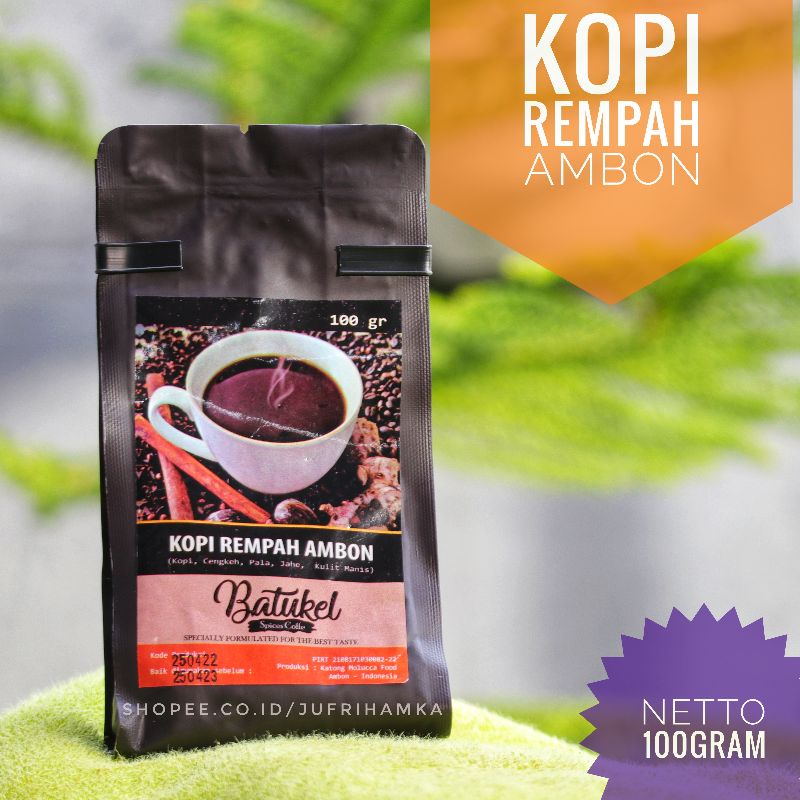 

KOPI REMPAH AMBON (POUCH 100gram)