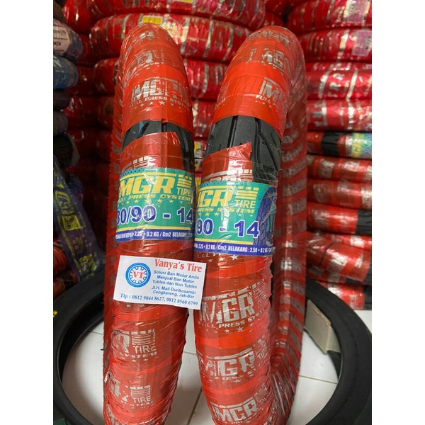 BAN MURAH  80/90-14 (NON TUBLESS) BAN FULLPRESS BAN FULLPRESS SRR, MGR, SBR. BERKUALITAS