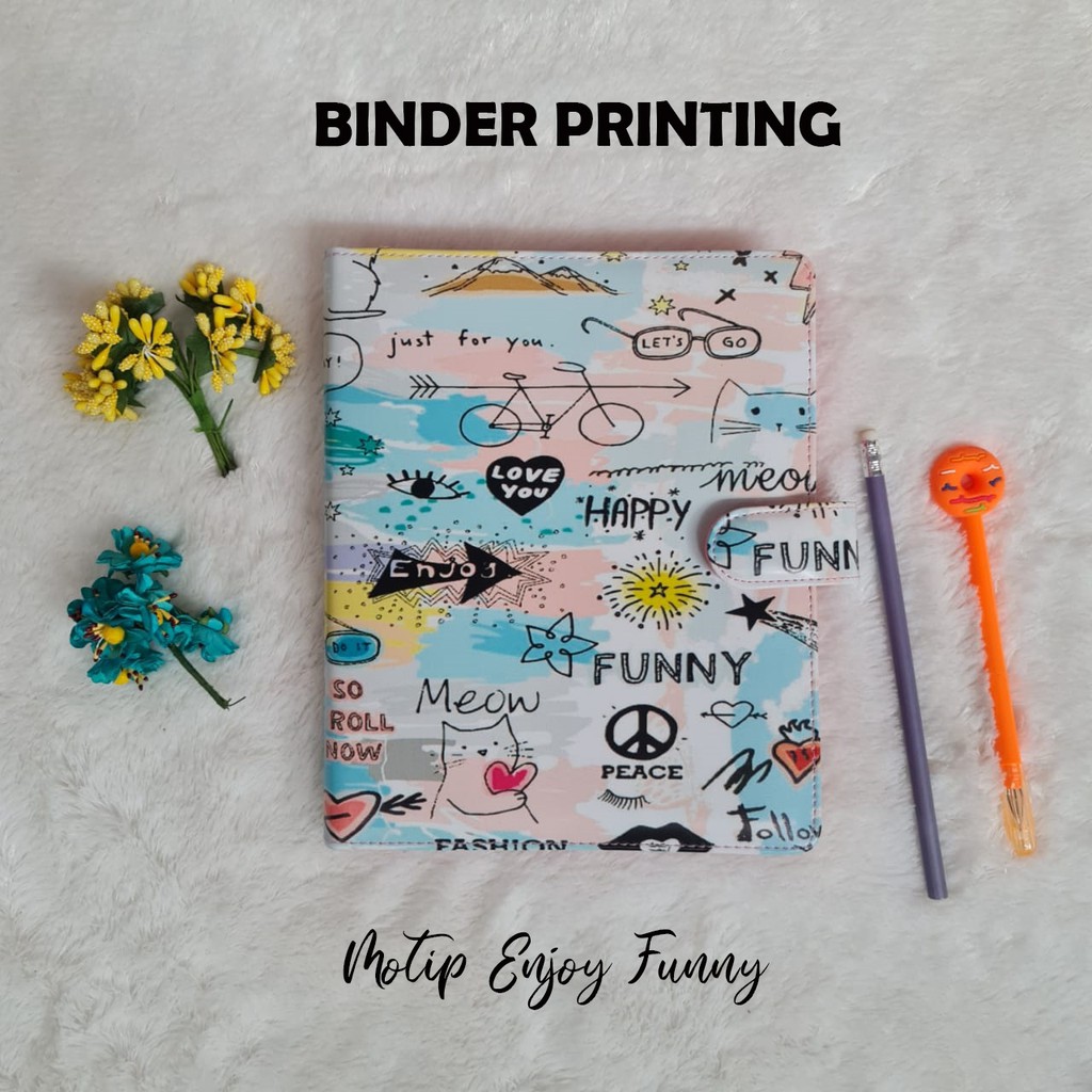 

BINDER PRINTING MOTIP ENJOY FUNNY A5 & B5