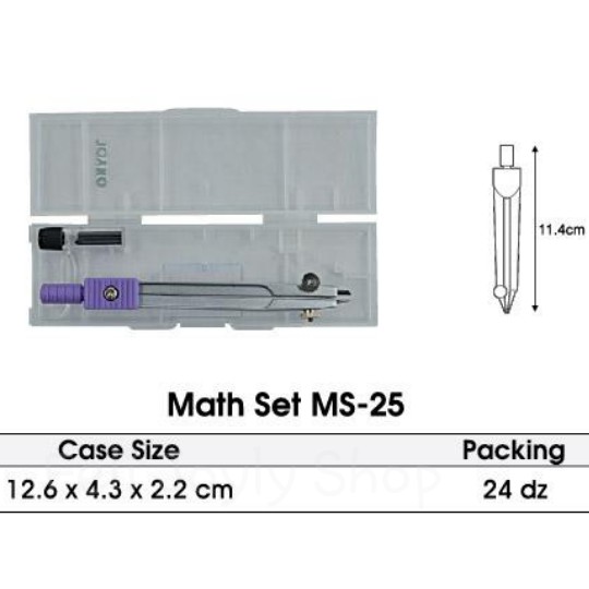 

JANGKA JOYKO MS 25 BESI PENSIL GAMBAR ALAT UKUR BULAT COMPAS MAT MURAH