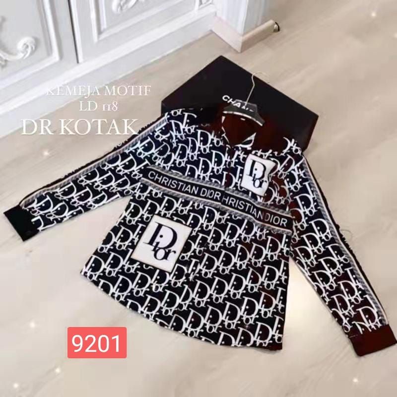 atasan cewek // atasan dior // atasan lengan panjang // kemeja dior