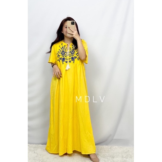 MDLV ~ 72270# Ruby Boho Maxi Dress Import Dress Muslim Fashion import