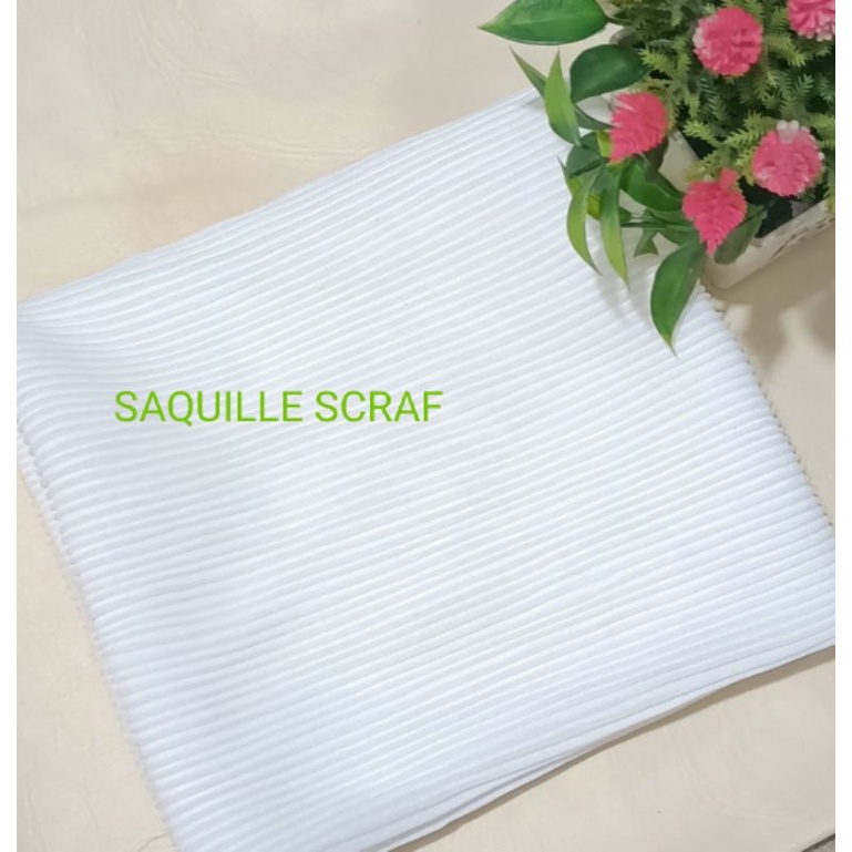 SEGIEMPAT BELLA SQUARE PLISKET SHWAL/HIJAB PRISKET/KERUDUNG PLISKET/JILBAB PLISKET/COD-Bw