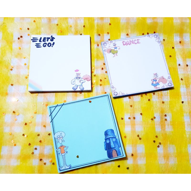 

Catatan Memo Pad Spongebob/buku tulis/note mini/perlengkapan sekolah