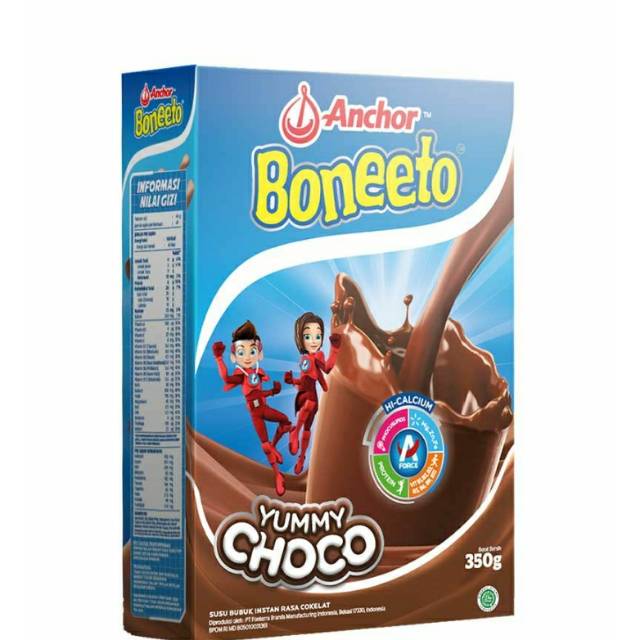 

Anchor Boneeto Susu Bubuk Hi-Calcium Yummy Choco 350G