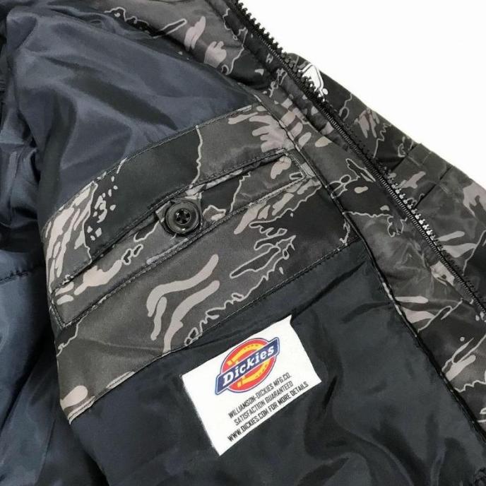 Promo Jacket Bomber Pria Outdoor Dickies Army Dark Grey Original