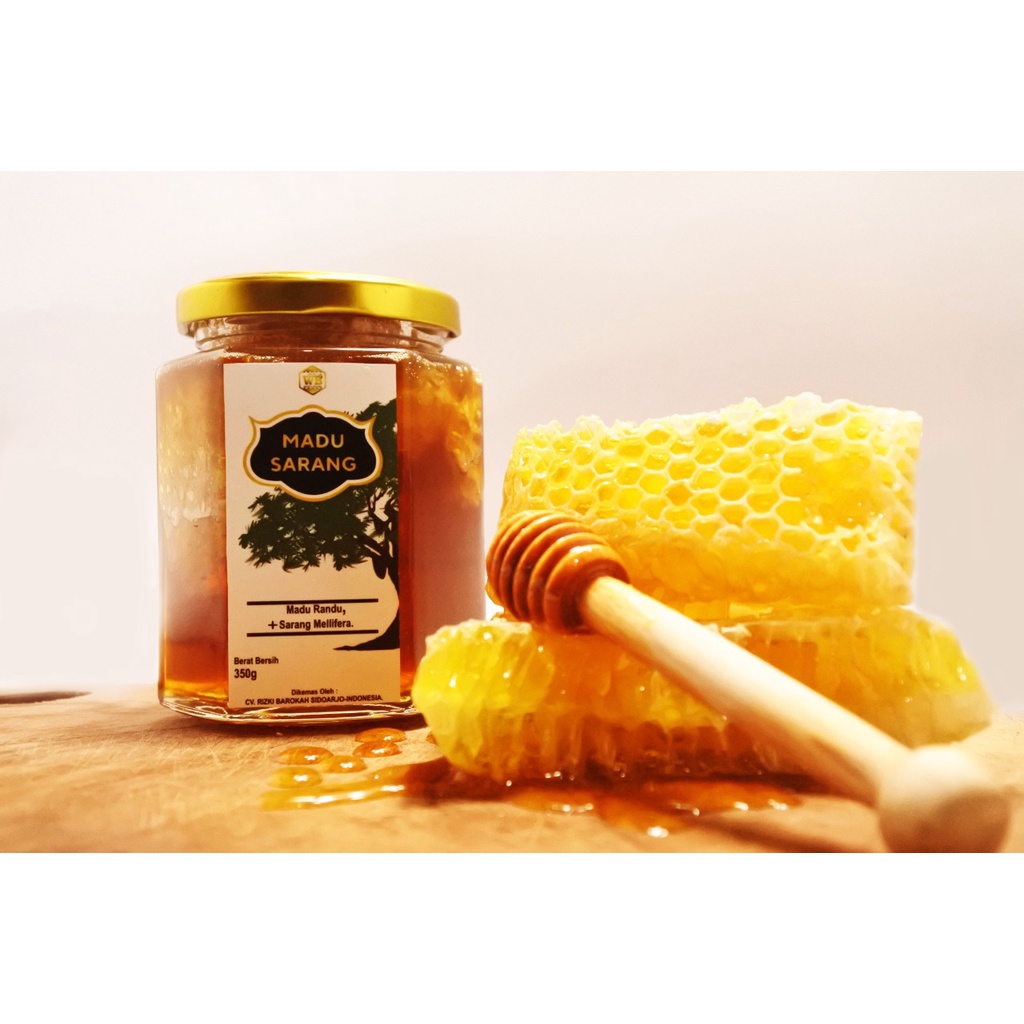 

Madu Sarang 350gr Hexa - Garansi Murni & Asli 100% - Wild Bee-
