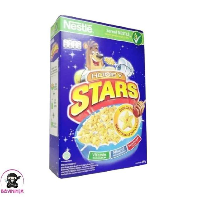 

NESTLE HONEY STARS Sereal Gandum Jagung Box 300 g TERPERCAYA Kode 564