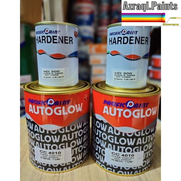 CLEAR AUTOGLOW 4010 COAT PU VERNISH + HARDENNER ( 1 LITER )