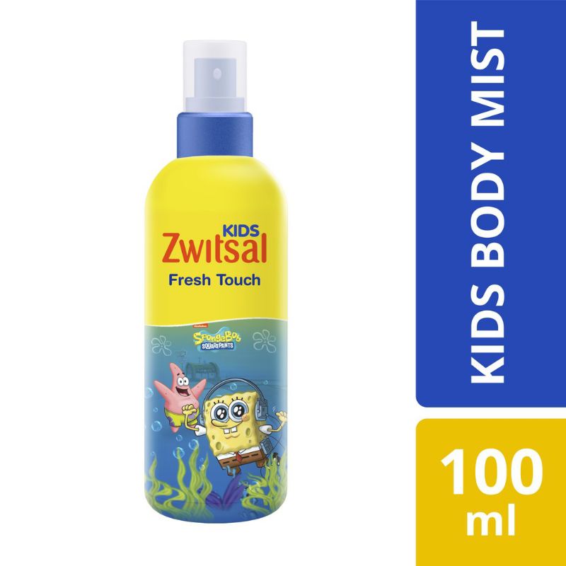 ZWITSAL Kids Body Mist Parfum Minyak Wangi Anak ZWITSAL Kids Fresh Touch Biru 100 ml 100ml