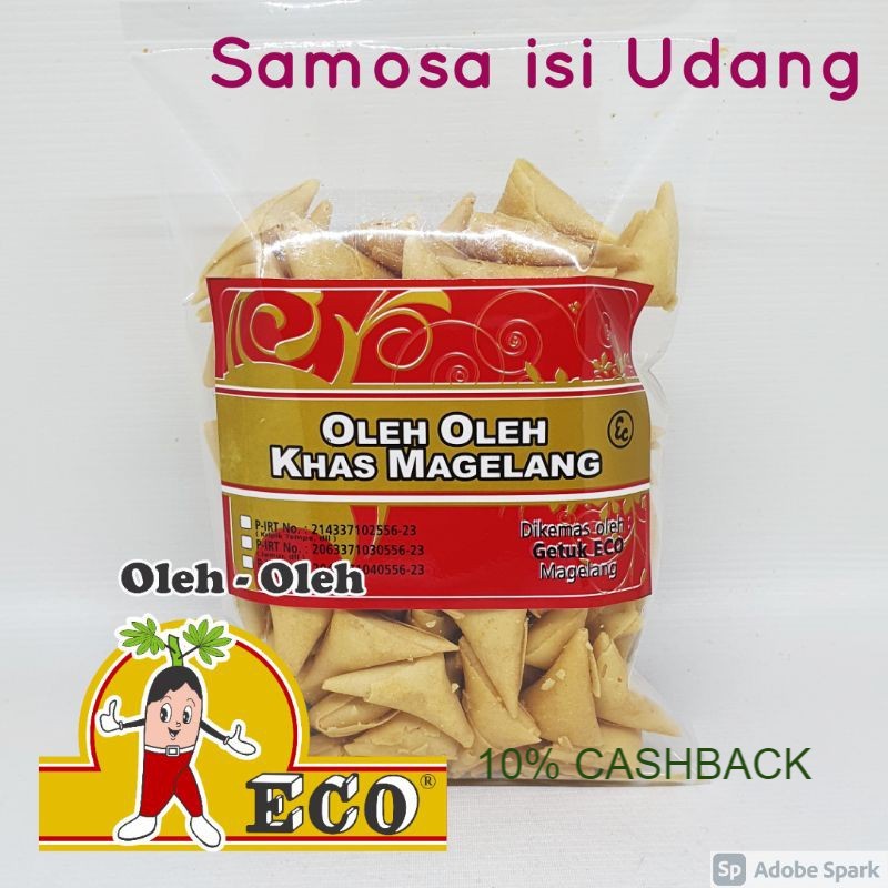 

Camilan - Samosa isi udang camilan gurih dan renyah