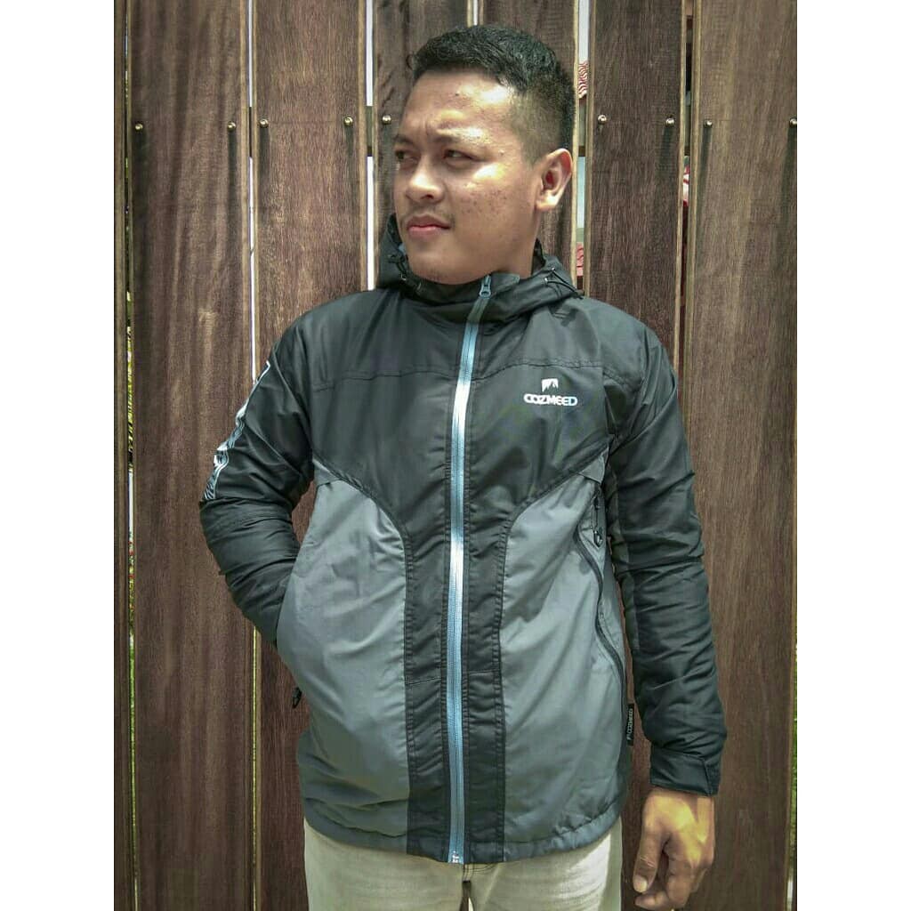 Jaket Gunung Outdoor Adventure Riding Original Cozmeed Seri Nathula Black size XL