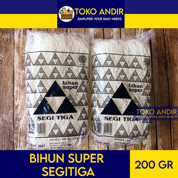 

Bihun Segitiga 200gr [Termurah!!!]