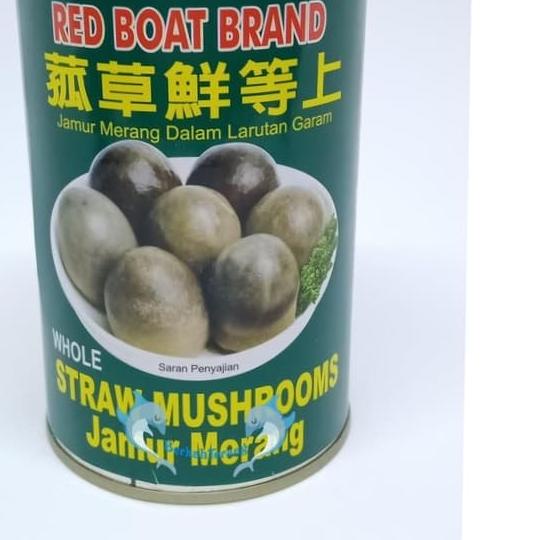 

✾ r Merang Kaleng / Whole straw Mushrooms 425gr Red Boat Brand ✴