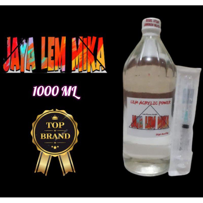

Lem acrylic 1 liter/Lem Akrilik+Suntikan