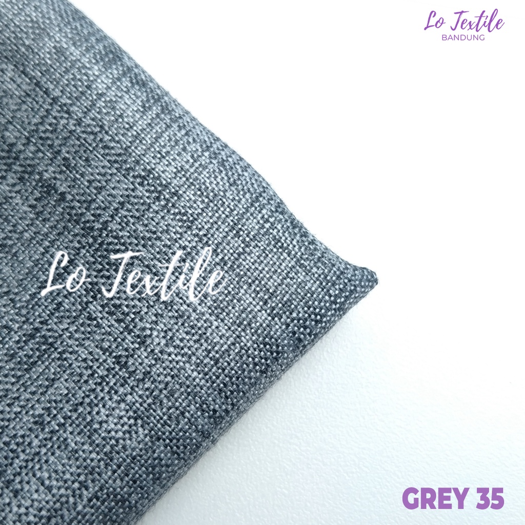 Kain Katun Madinah Fodu 0.5 Meter (Seri 1) - Bahan Cotton Madina Medina-Grey - 35