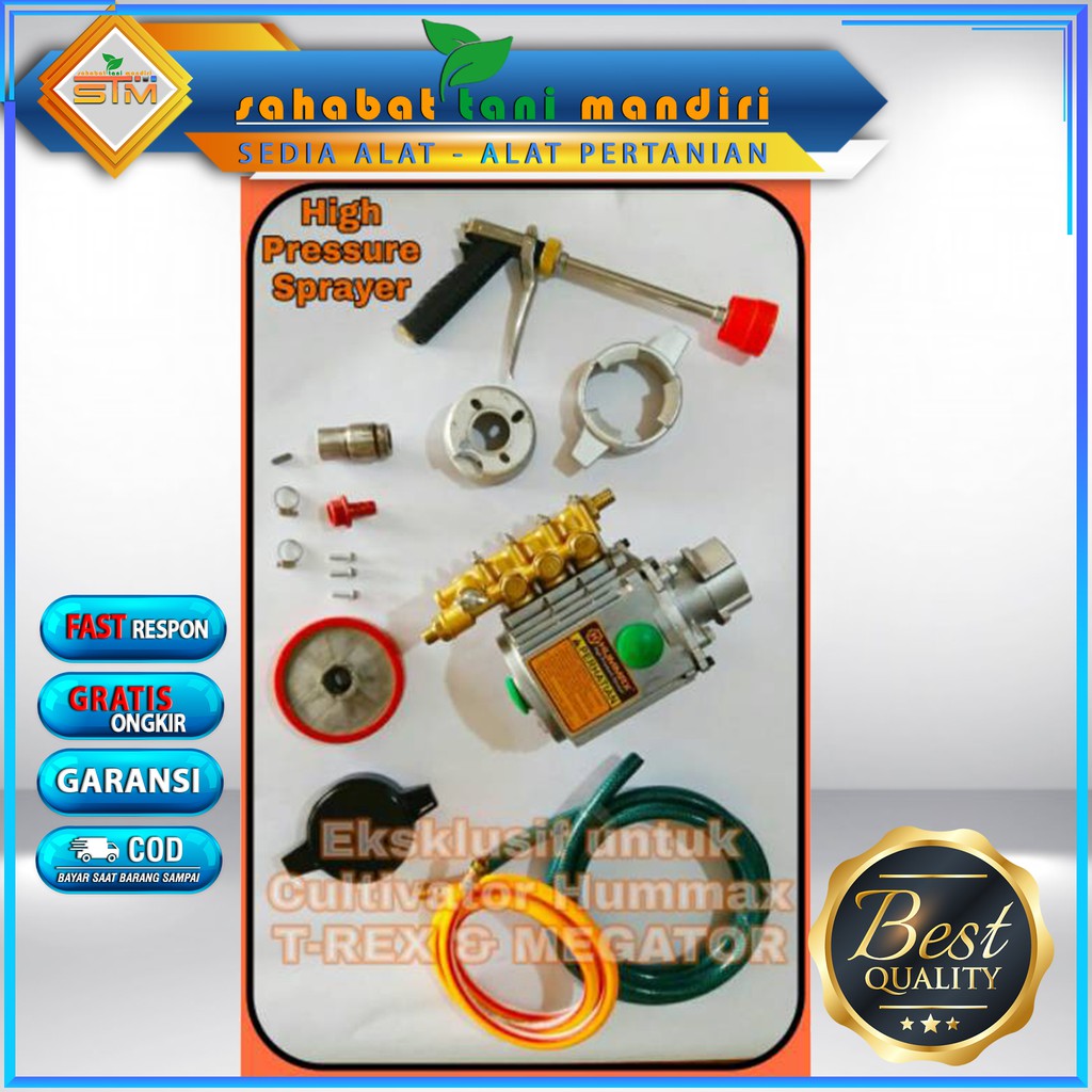 High Pressure Sprayer untuk cultivator Hummax