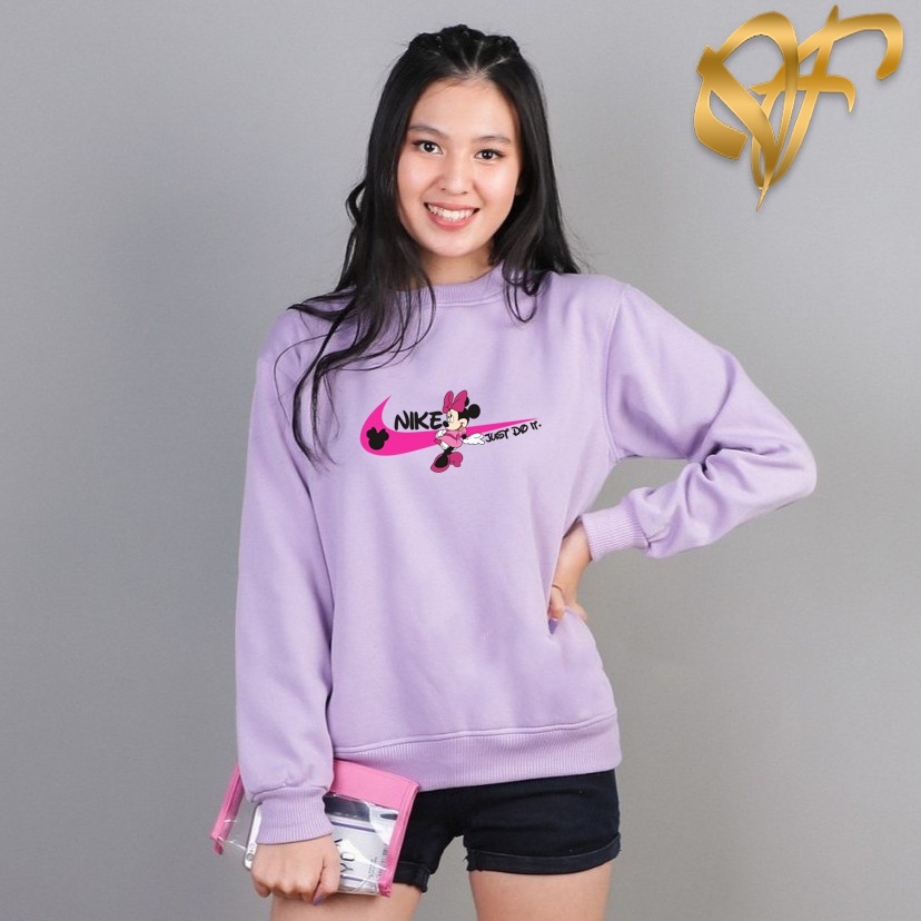 🅳🅵 Sweater Mickey Mouse Nike Iconic | Sweater Wanita Terbaru 2021 | Dhea Fashion