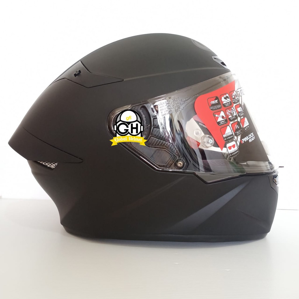 HELM KYT TT COURSE PLAIN MATT BLACK