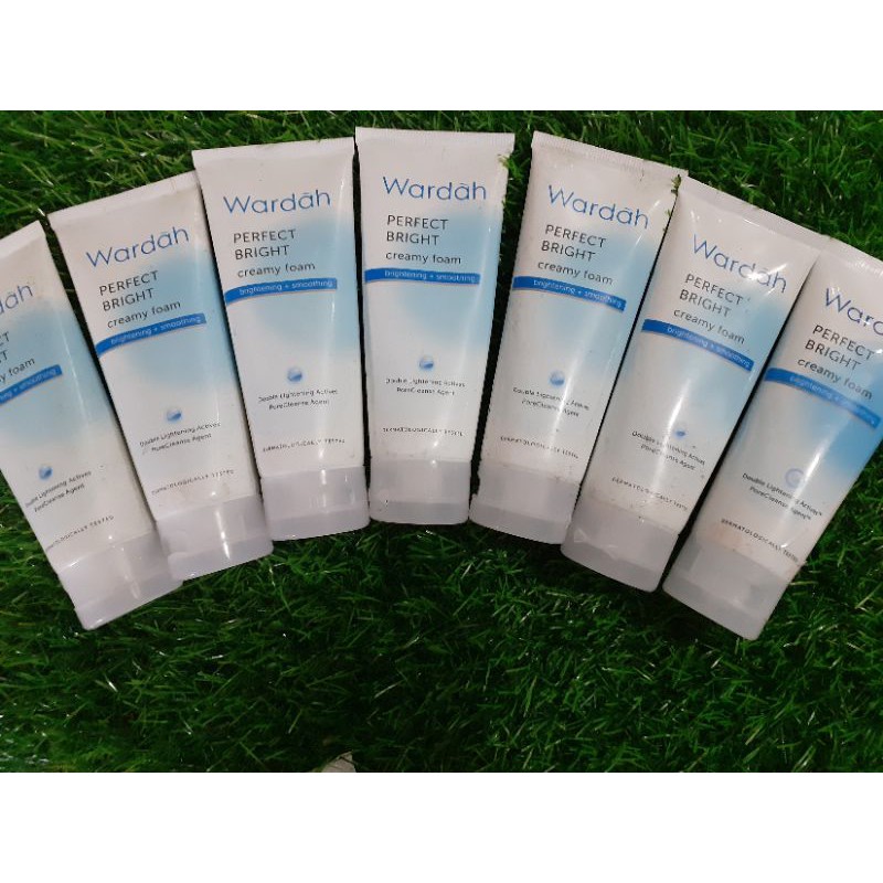 Wardah perfect bright creamy foam smooting kecil  (12+1pcs)