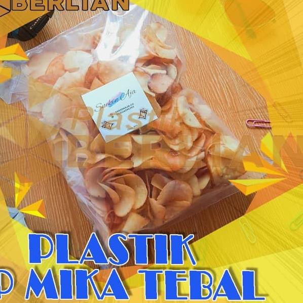 

✲ Plastik PP Mika 18 x 30 Tebal Bungkus Snack Keripik Isi 100 lembar ➳