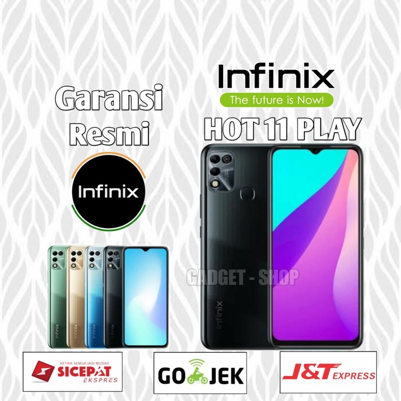 INFINIX HOT 11 PLAY &amp; HOT 11 4/64 3/32 Garansi Resmi infinix