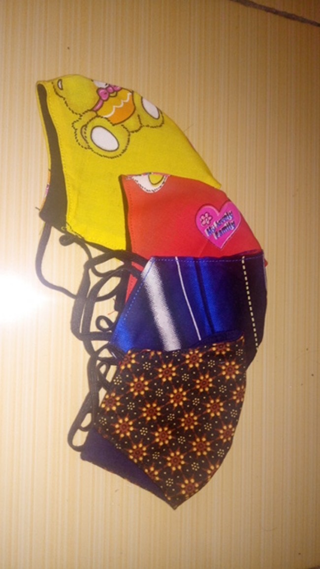 Masker Motif Anak Dn Batik