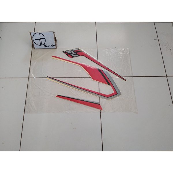 Striping Yamaha RX special 1988 1989 Hitam Lis Merah