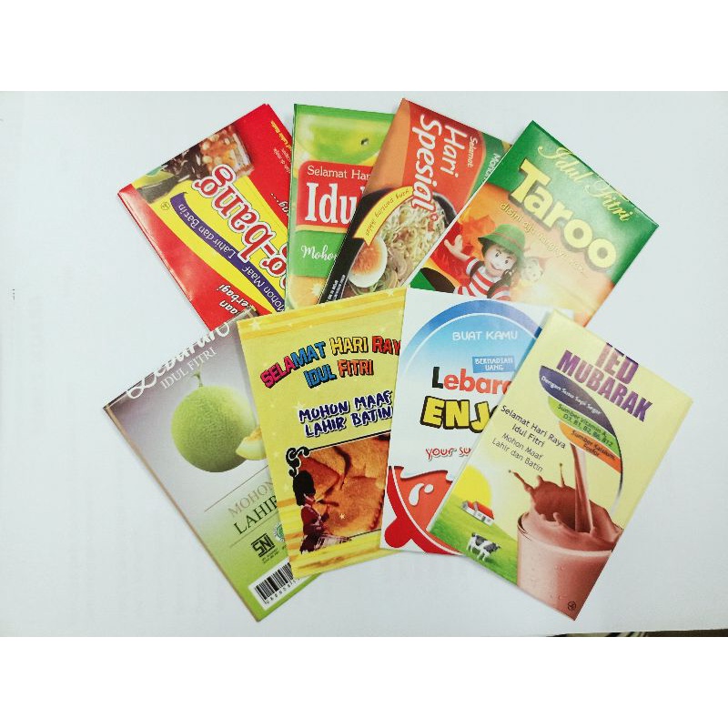 

10pcs Amplop lebaran motif SNACK