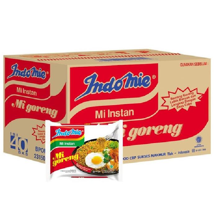 

Indomie Mie Goreng Instant Original 1 Dus Isi 40 | Indomi Mi Instan Hot