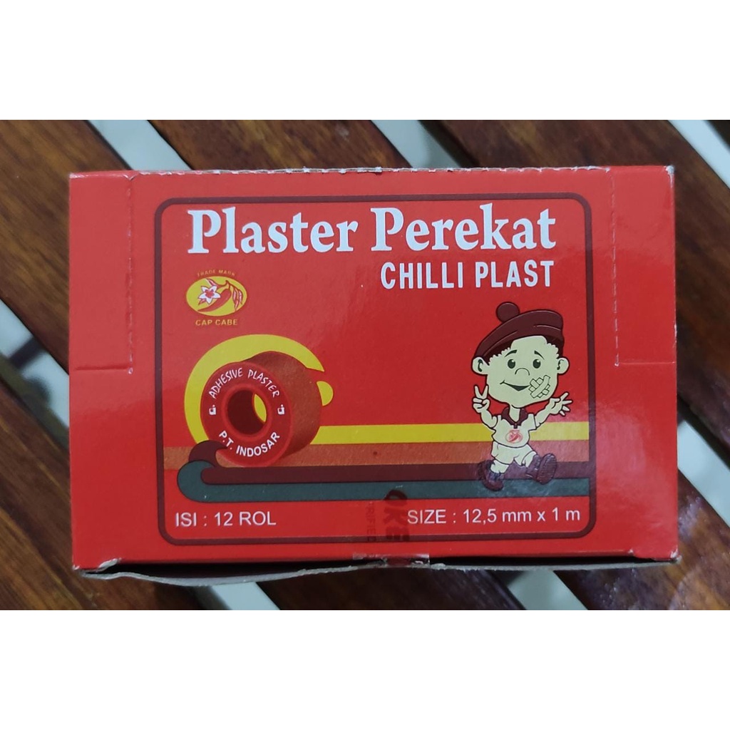 Plester Perekat Chili 12,5 MM X 1 M / 12,5 MM X 4,5 M