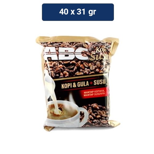 

ABC Kopi Susu 40 x 31 gr