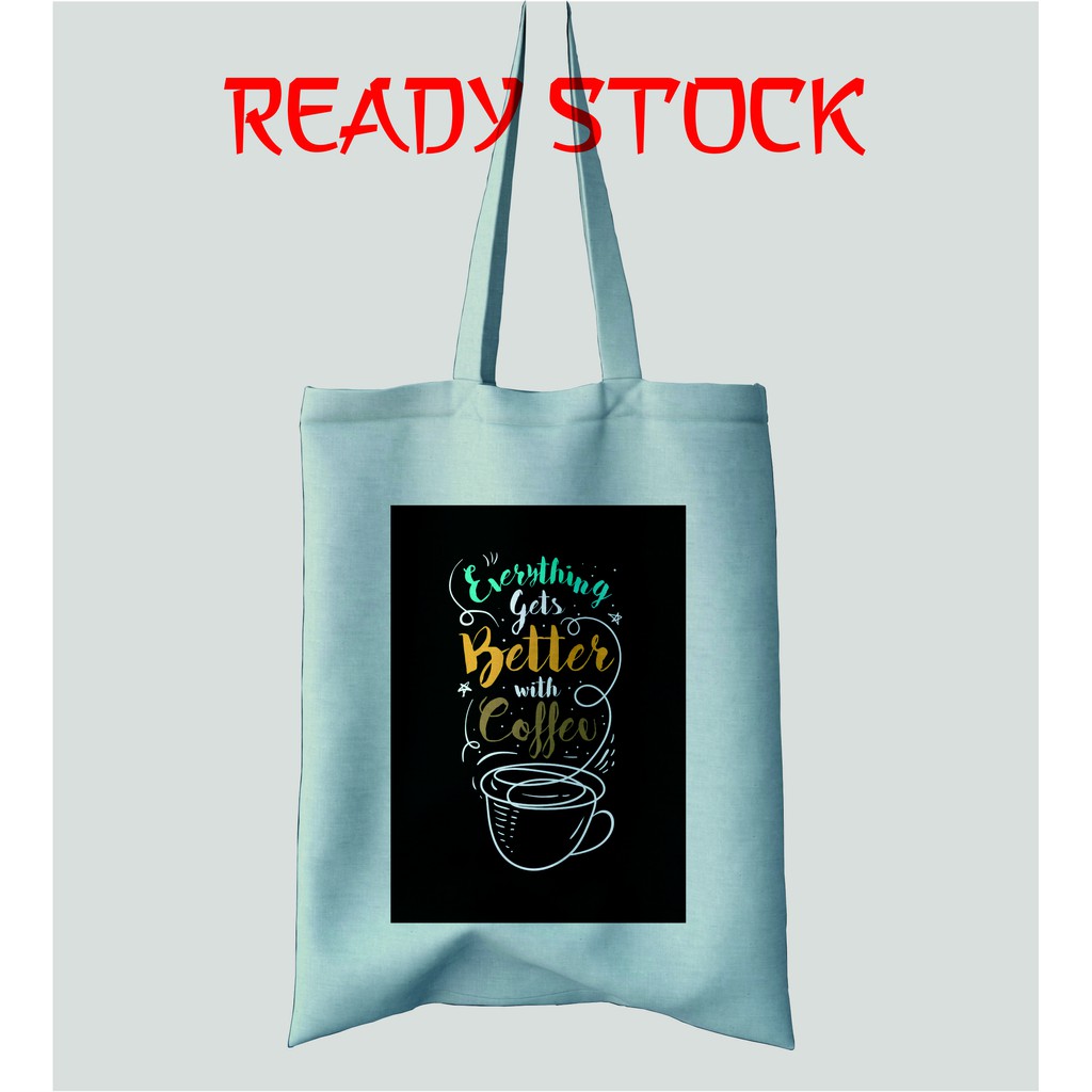 Totebag Premium - Canvas Drill - Bukan Blacu - Tas Fashion Wanita -  RS025