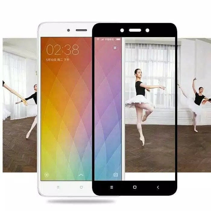 Tempered Glass Colour XIAOMI REDMI NOTE 4/NOTE 4 PRO MEDIATEK Premium Quality