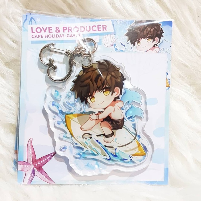 Love & Producer acrylic keychain