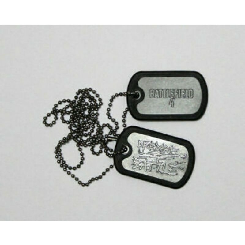 Battlefield 4 Rare Promo Dog Tags Tag Necklace