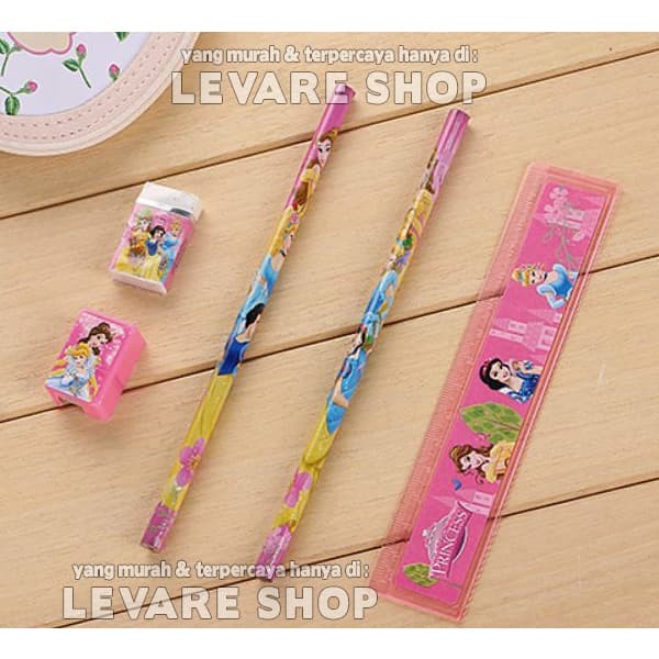 

tulis-alat-paket- alat tulis set pensil anak souvenir ultah lucu kartun hello kitty dll - winnie the