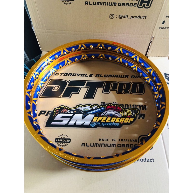VELG DFT V-LINE GOLD-BLUE 140/140-17 MADE IN THAILAND
