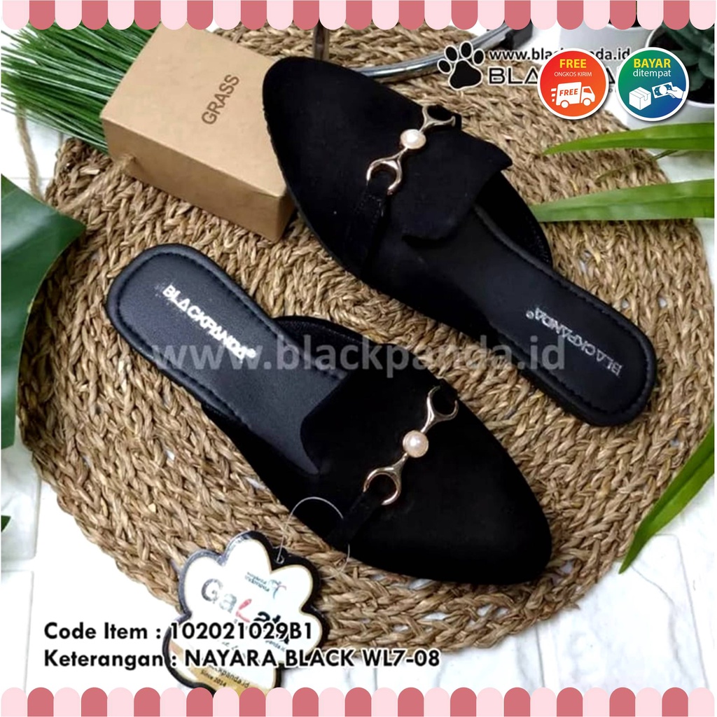 Blackpanda Flat Shoes - Sepatu Black Panda - Sepatu Wanita - Black Panda Nayara Bustong