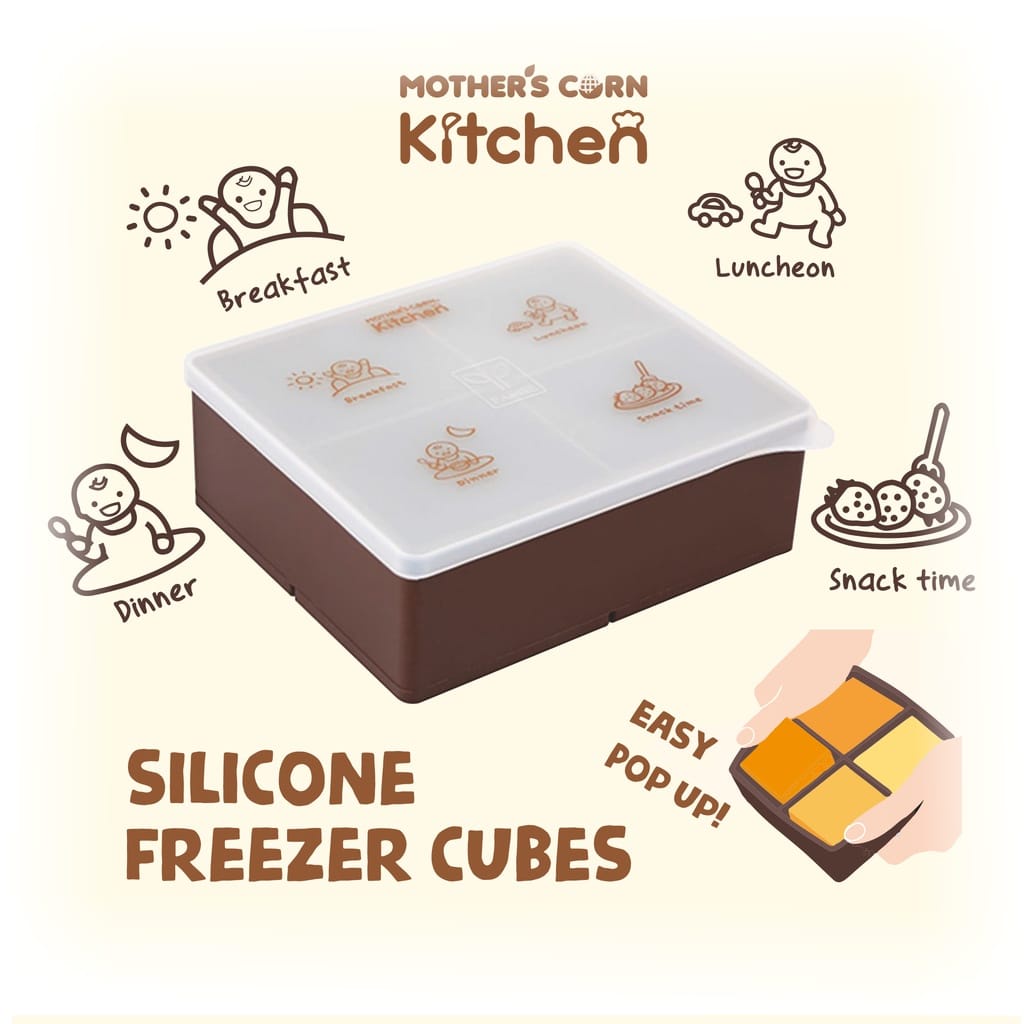 Mother's Corn Silicone Freezer Cubs - Tempat Penyimpanan Makanan