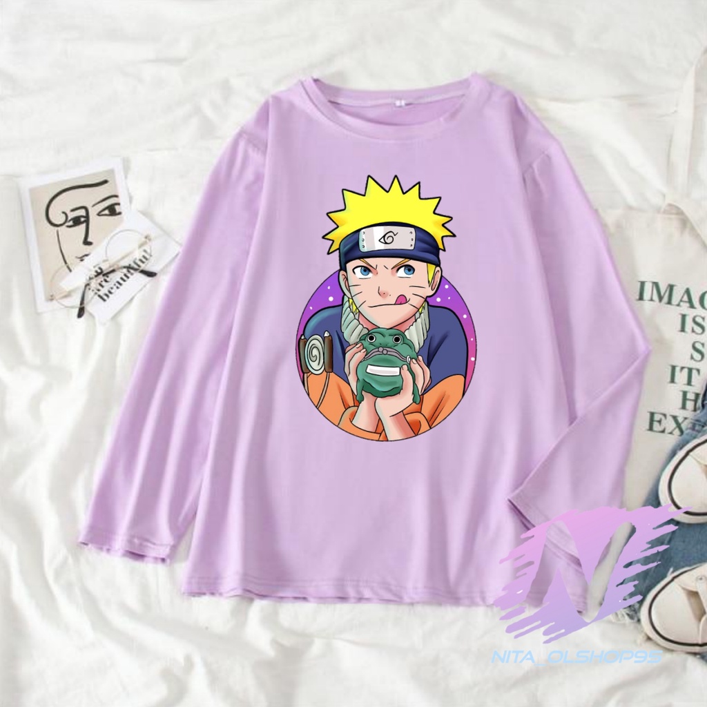 KAOS ANAK LENGAN PANJANG NARUTO KECIL AMINE ANAK