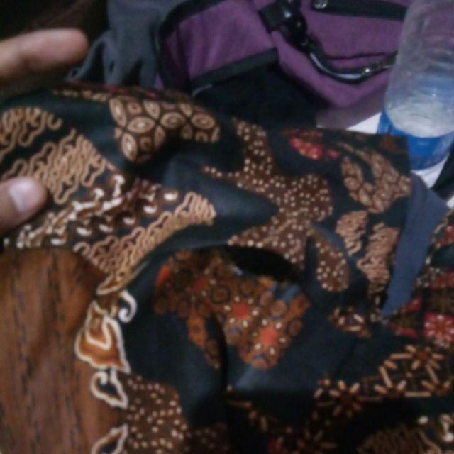 Bswart Batik Hrb026 Kenongo Hem Pendek Padi Pekalongan M L Xl Batik Pria Murah Modern Grosir