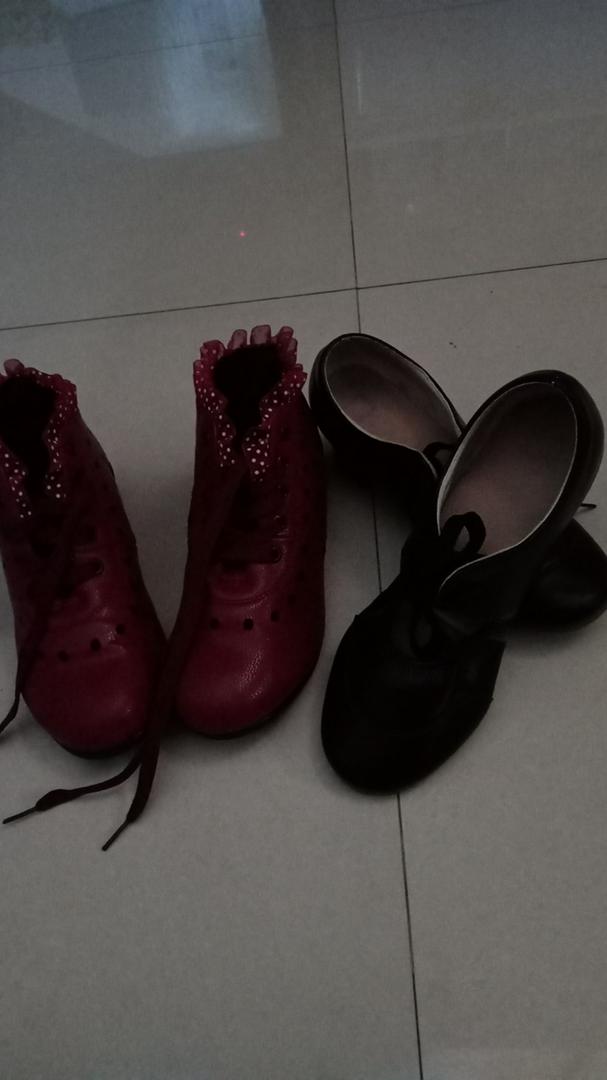 Sepatu Line Dance Wanita Oxford Tali