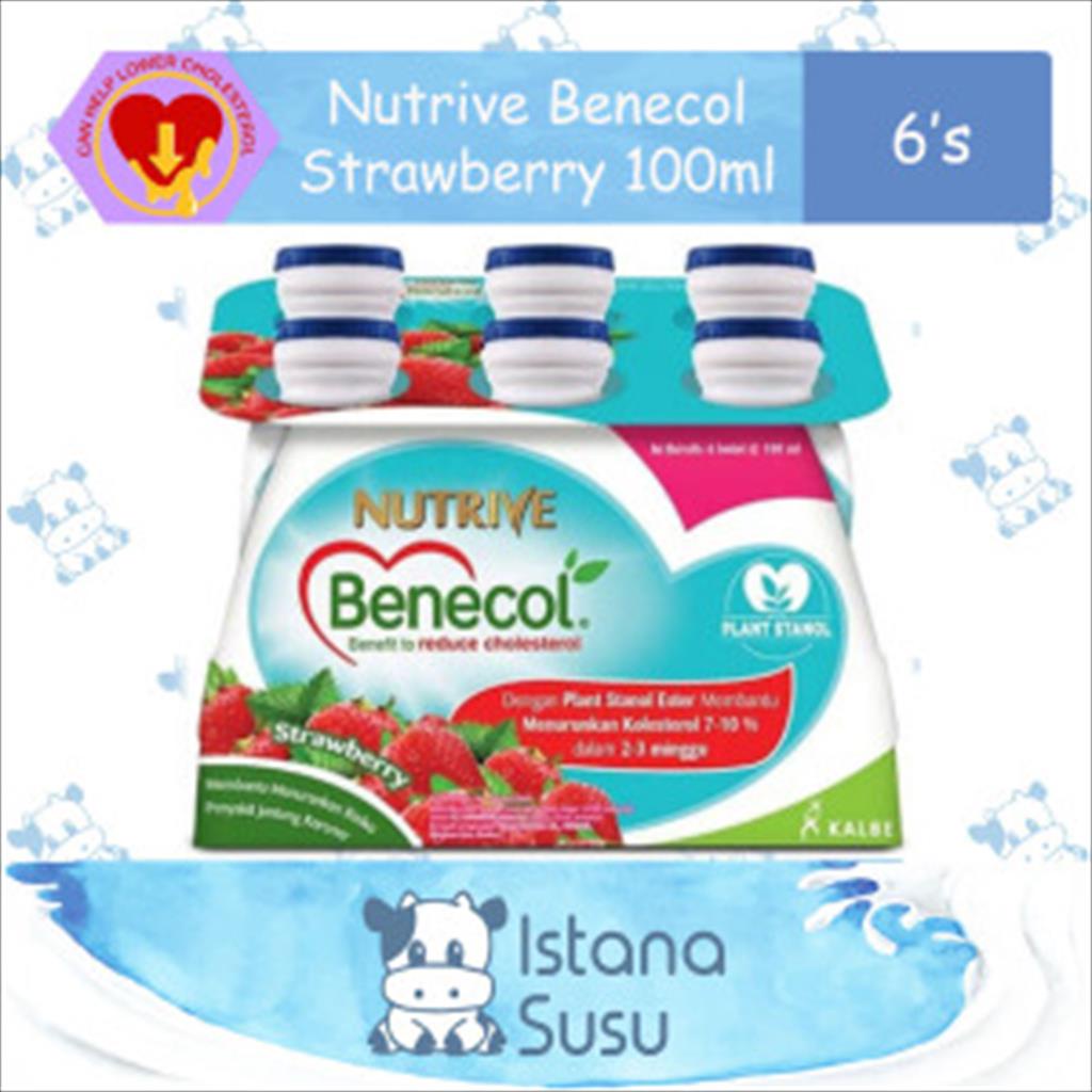 Nutrive Benecol Strawberry 6pcs x 100ml