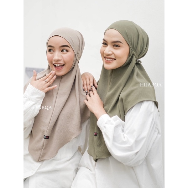 HIJABQA - Bergo Crinkle Airflow Premium