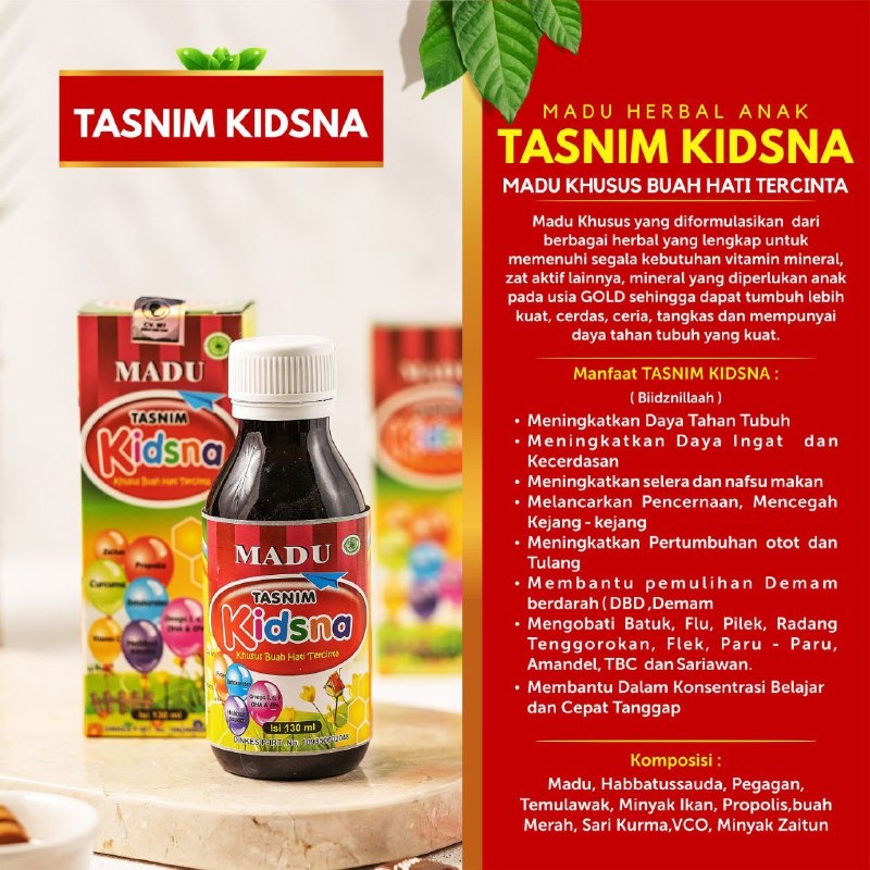 

Madu Nafsu Makan Anak Kidsna Penambah Imun Daya Tahan Tubuh Balita Terbaik